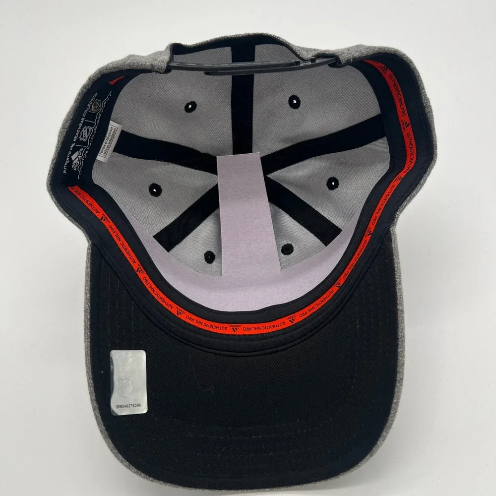 Adidas Vegas Golden Knights NHL‎ Heather Gray Adjustable Hat Cap OSFA